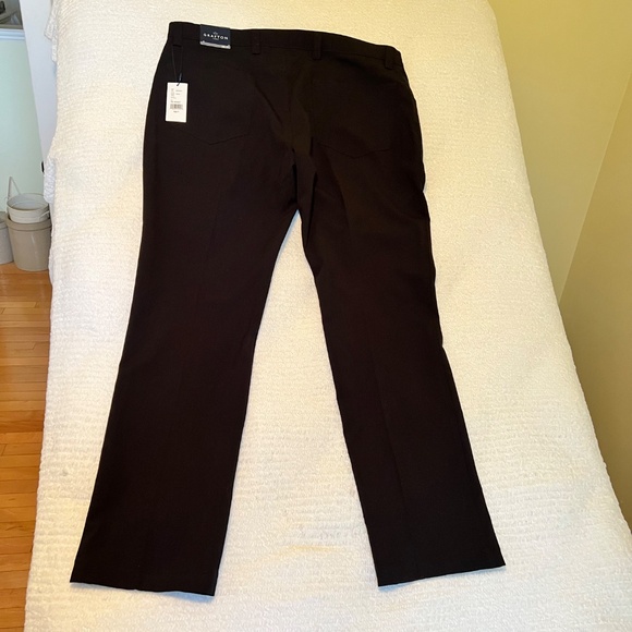 NWT Grafton 1853 Dress Pants – Black – 38x34 – Stretch, Stainguard - Picture 3 of 7